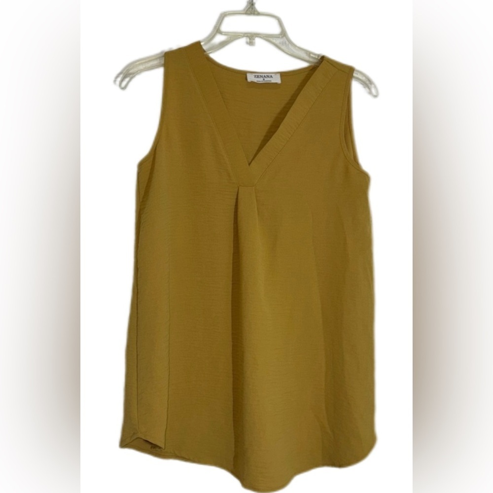 Zenana Outfitters Mustard Gold Tank Top